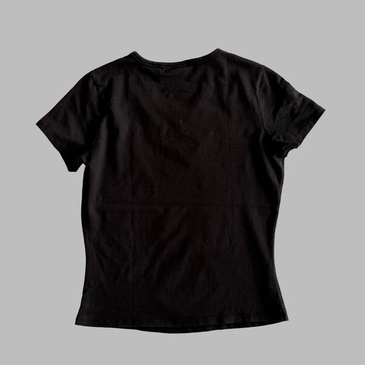 Y2K Oakley Low Cut Ellipse Baby Tee - S/M