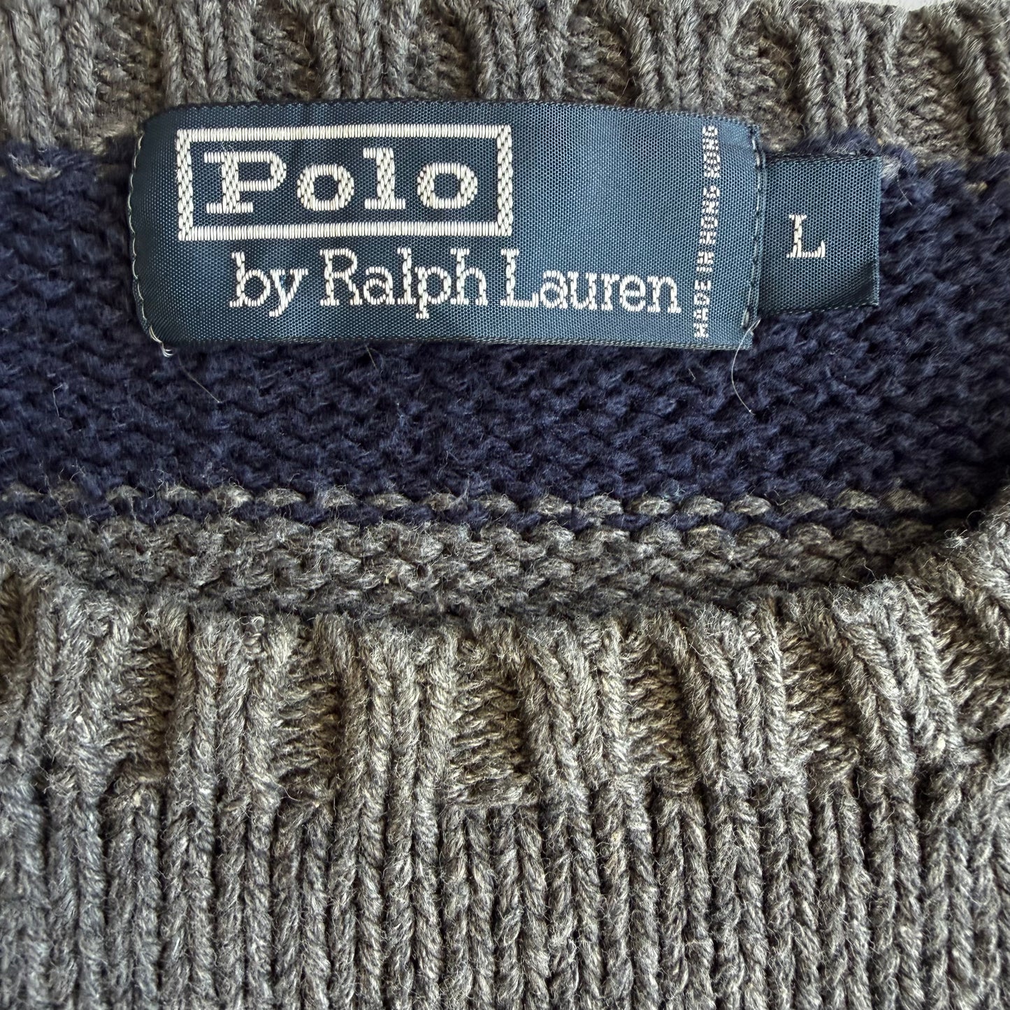 Ralph lauren Striped Knit - Large