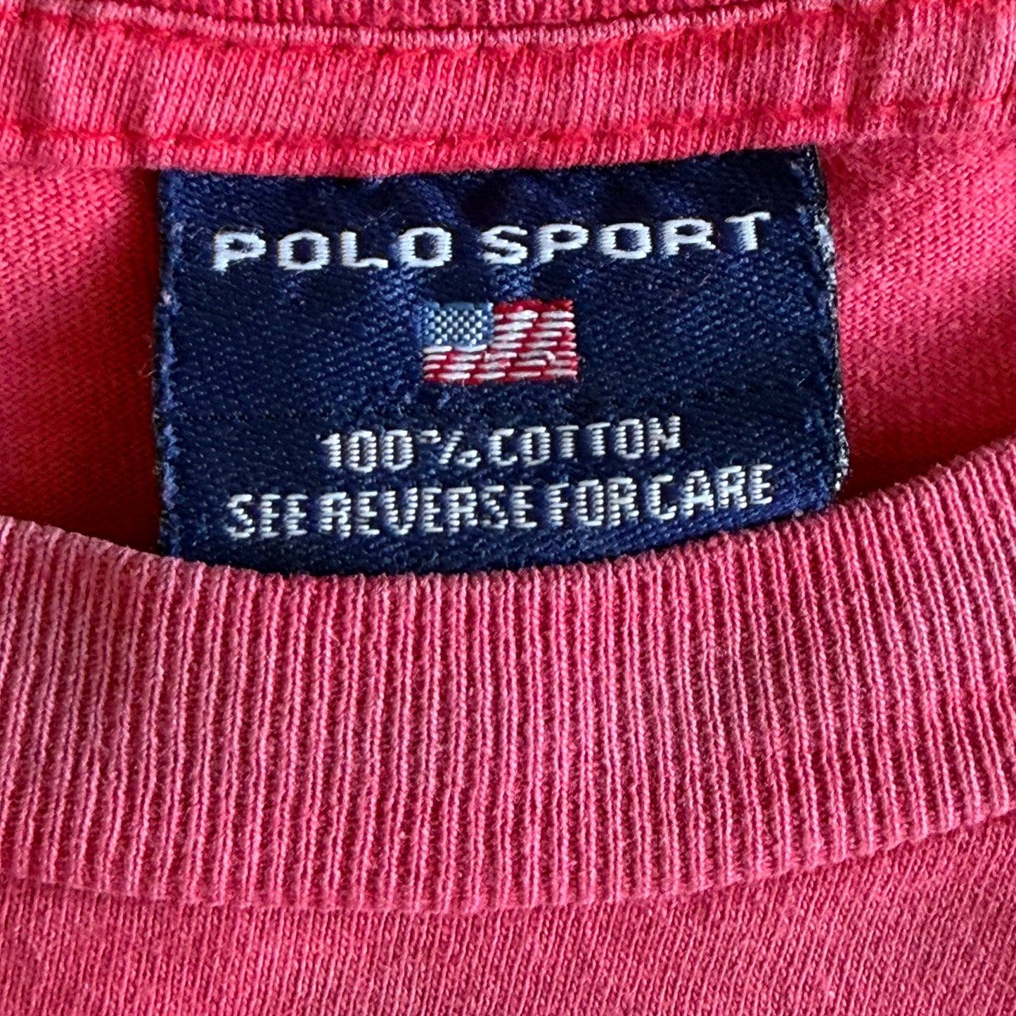 90s Ralph Lauren Polo Sport Spell Out T-Shirt - L