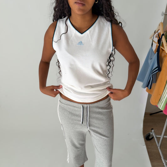Y2K Adidas Ringer Tank - XL