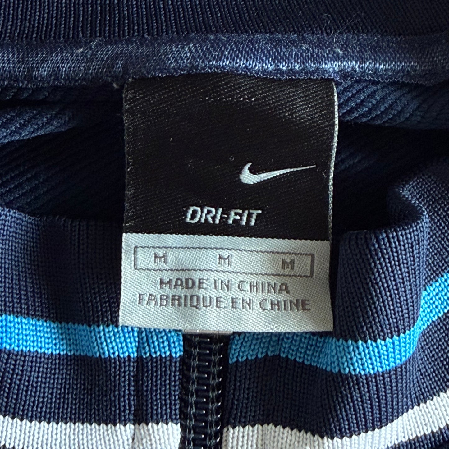 Y2K Nike Striped Track Jacket - M/L