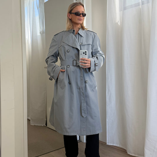 90s Burberry Double Breasted Trench Coat - M/L