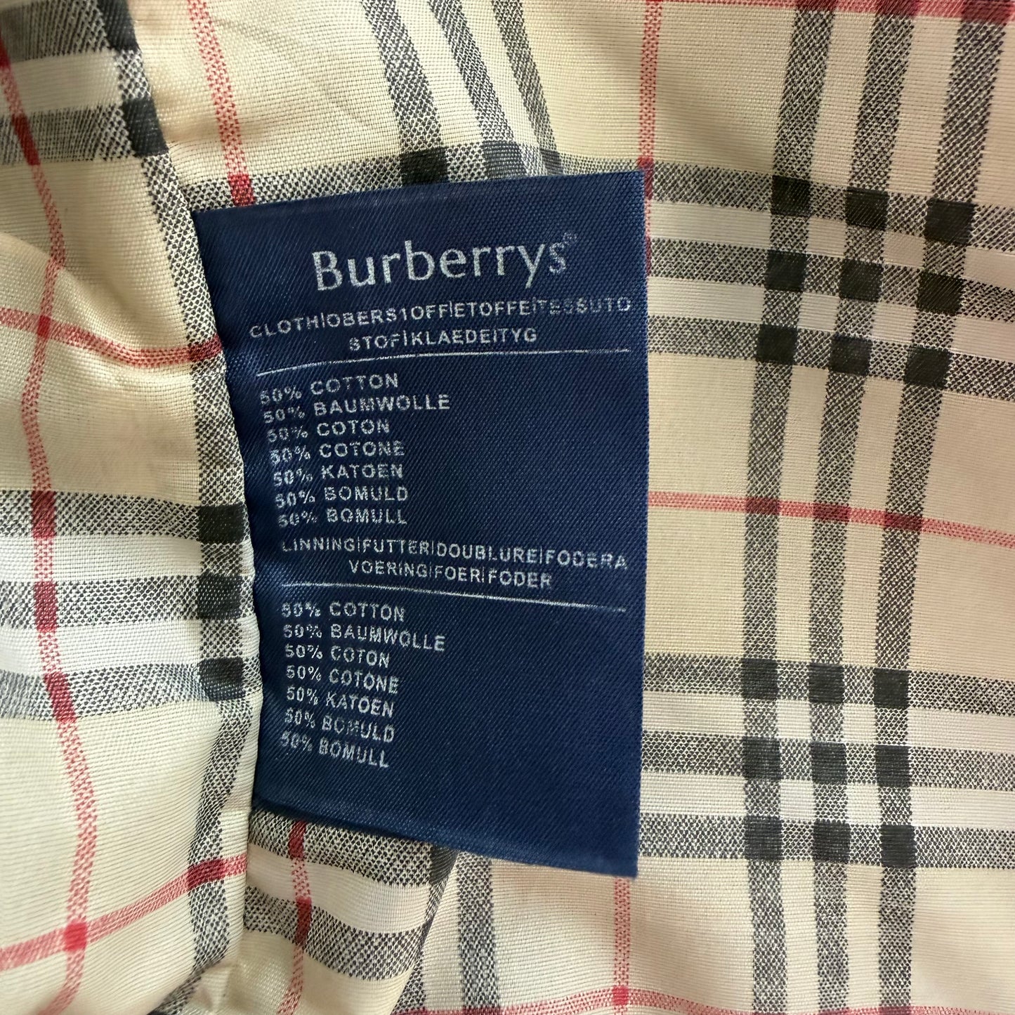 90s Burberry Double Breasted Trench Coat - L