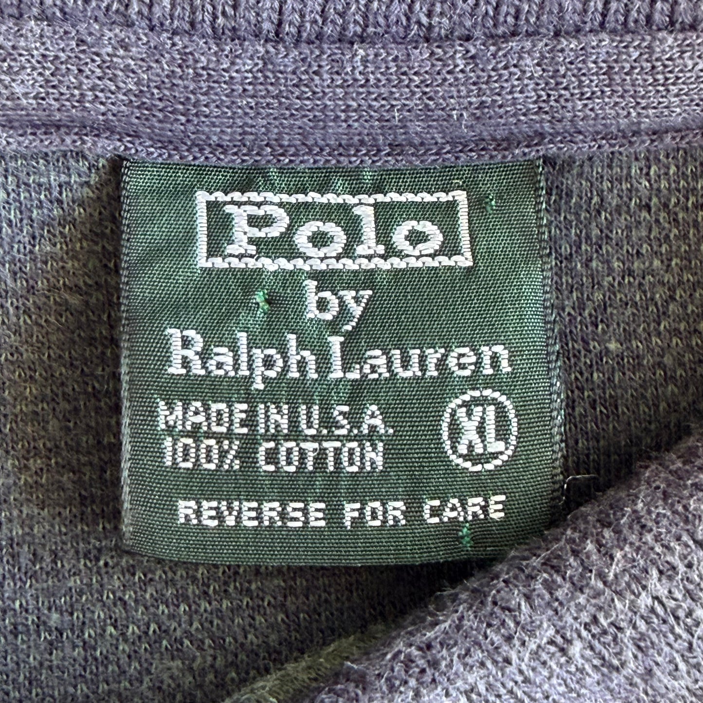 Y2K Ralph Lauren Checkered Polo T-Shirt - L