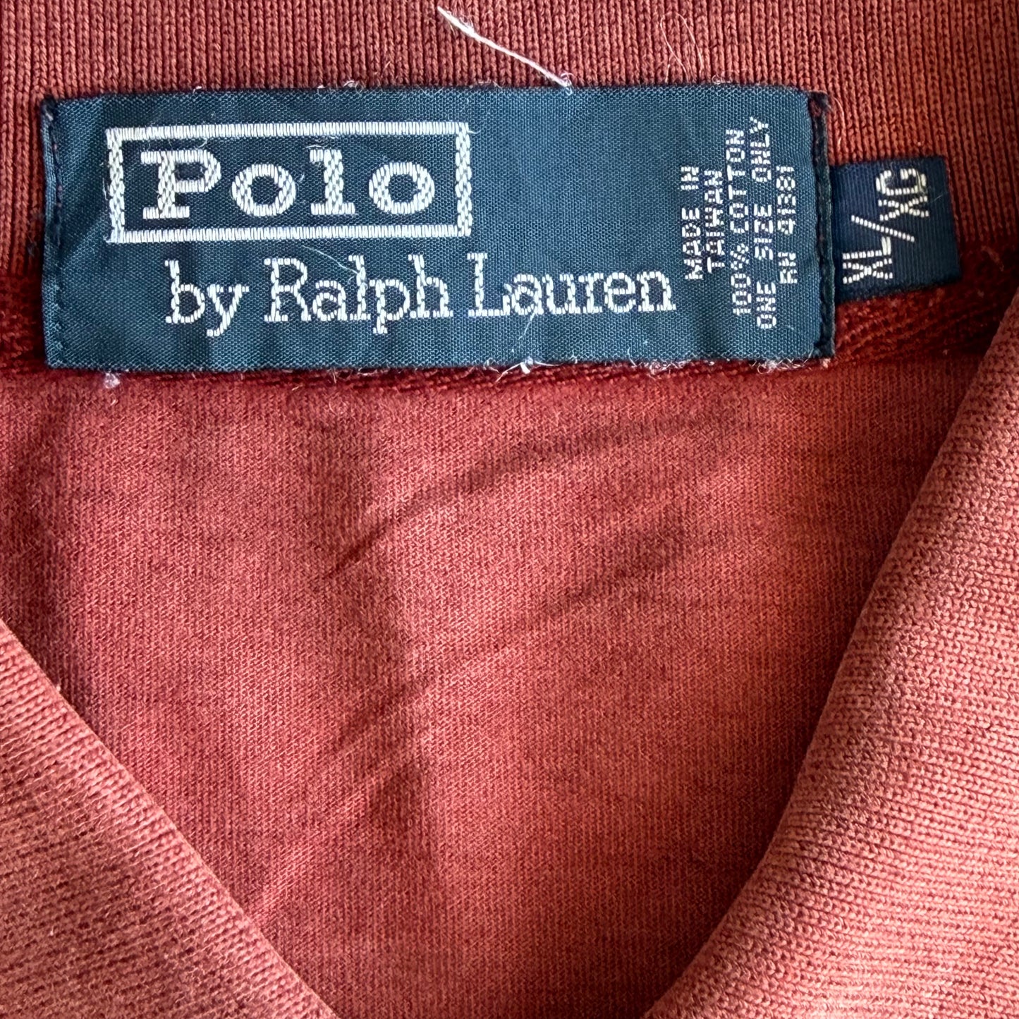 90s Ralph Lauren Checkered Polo Longsleeve T-Shirt - L