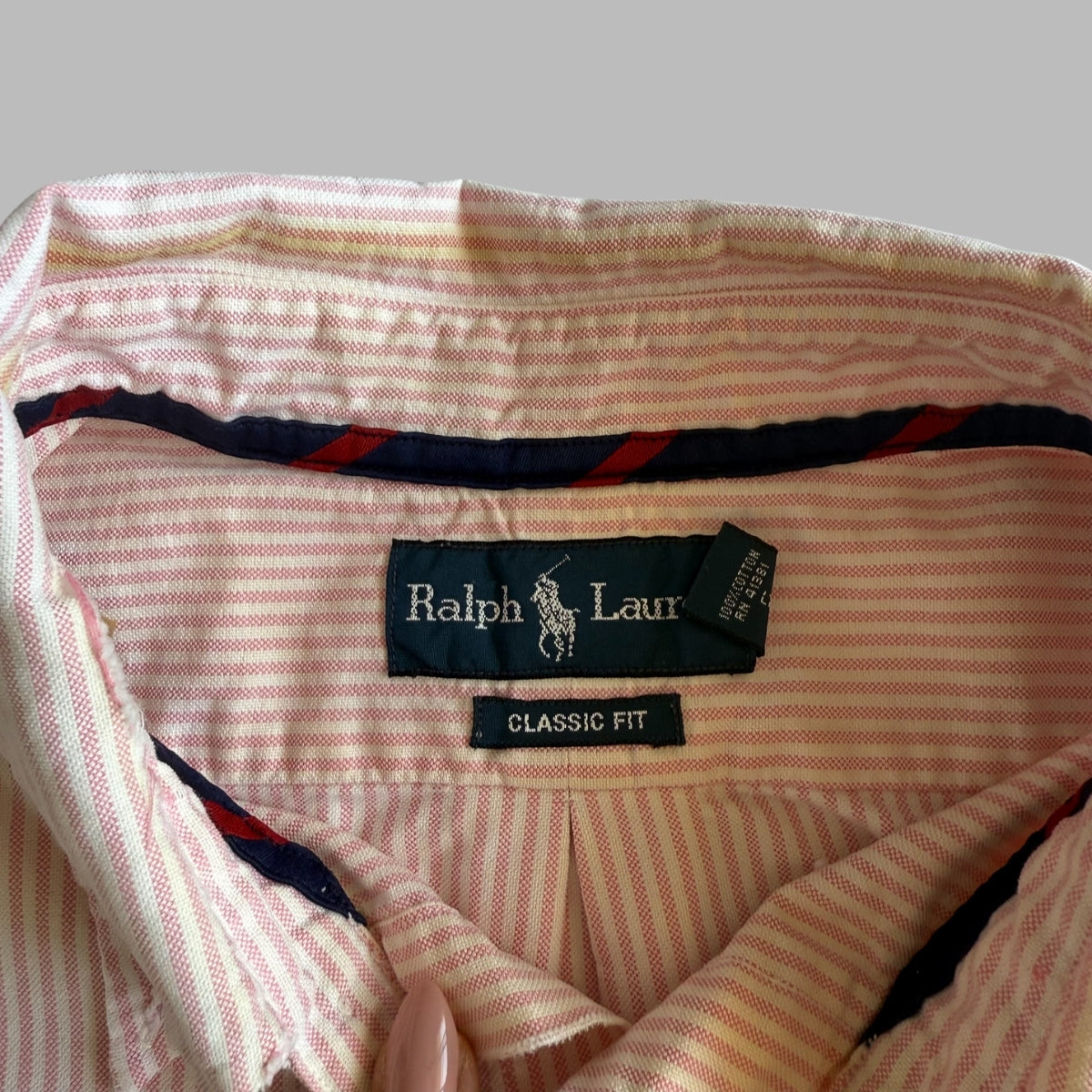 Ralph Lauren Striped Button Up Shirt - XL