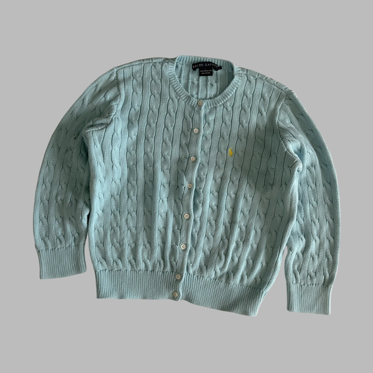 Ralph Lauren Cable Knit Cardigan - Medium