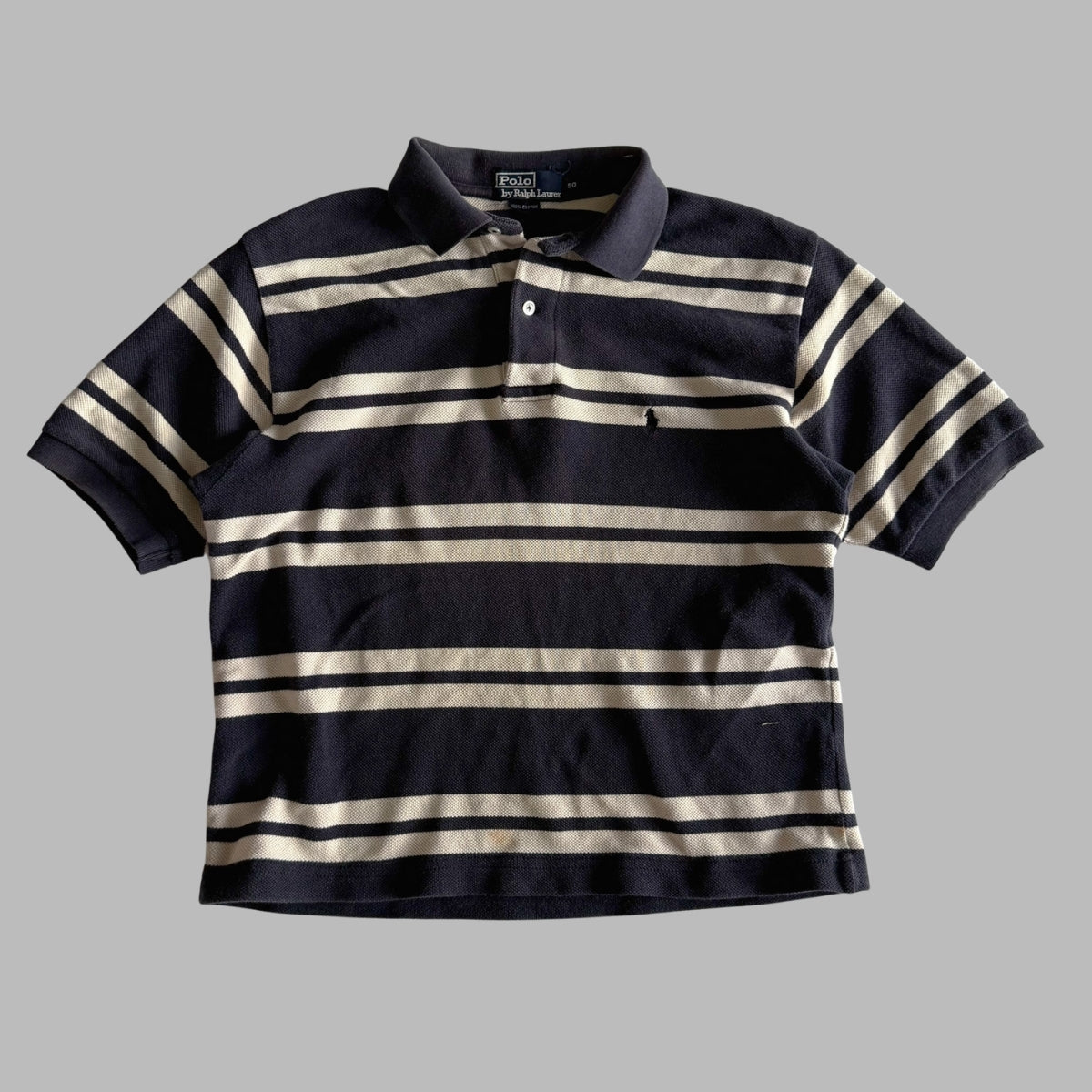 Ralph Lauren Striped Polo Shirt - Medium