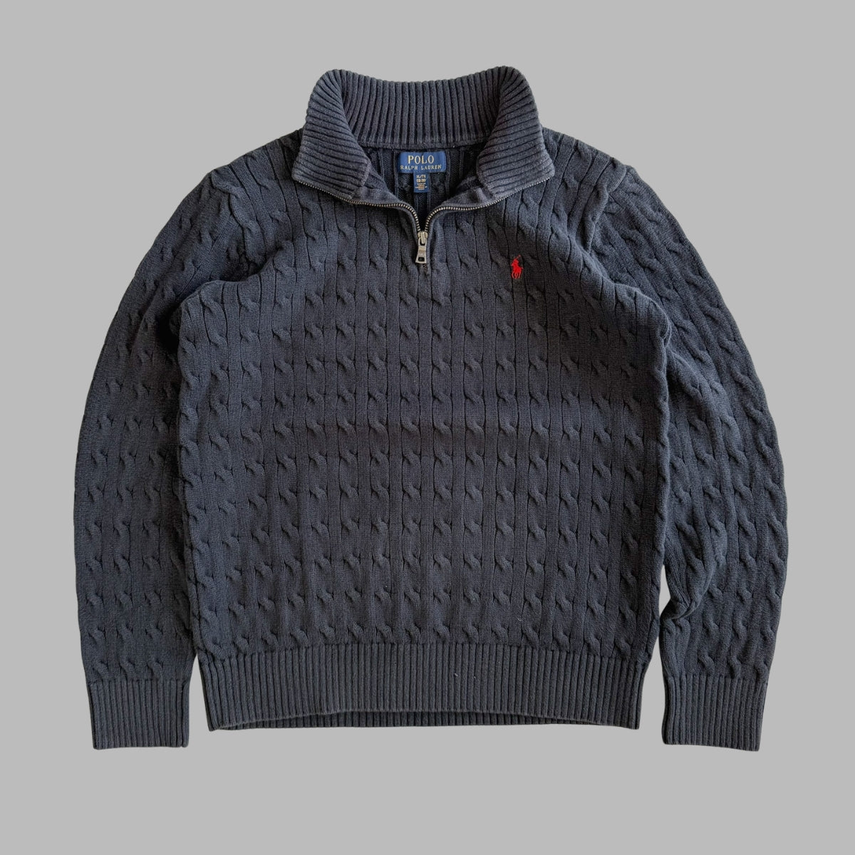 Ralph Lauren Cable Knit Quarter Zip - X-Large