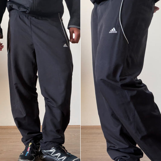 00s Adidas Wide Leg Track Pants - Large