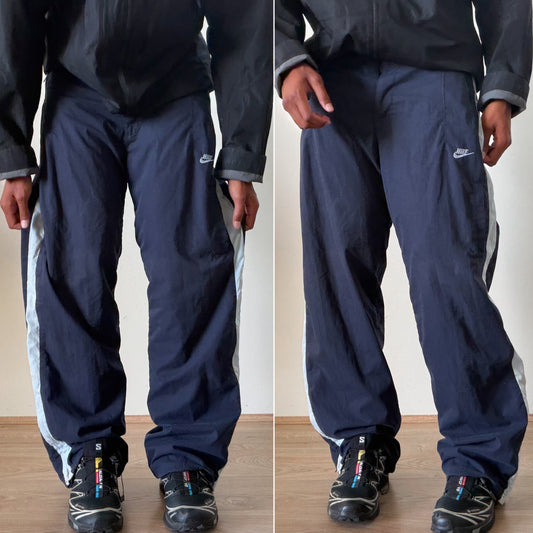 00s Nike Wide Leg Track Pants - Large