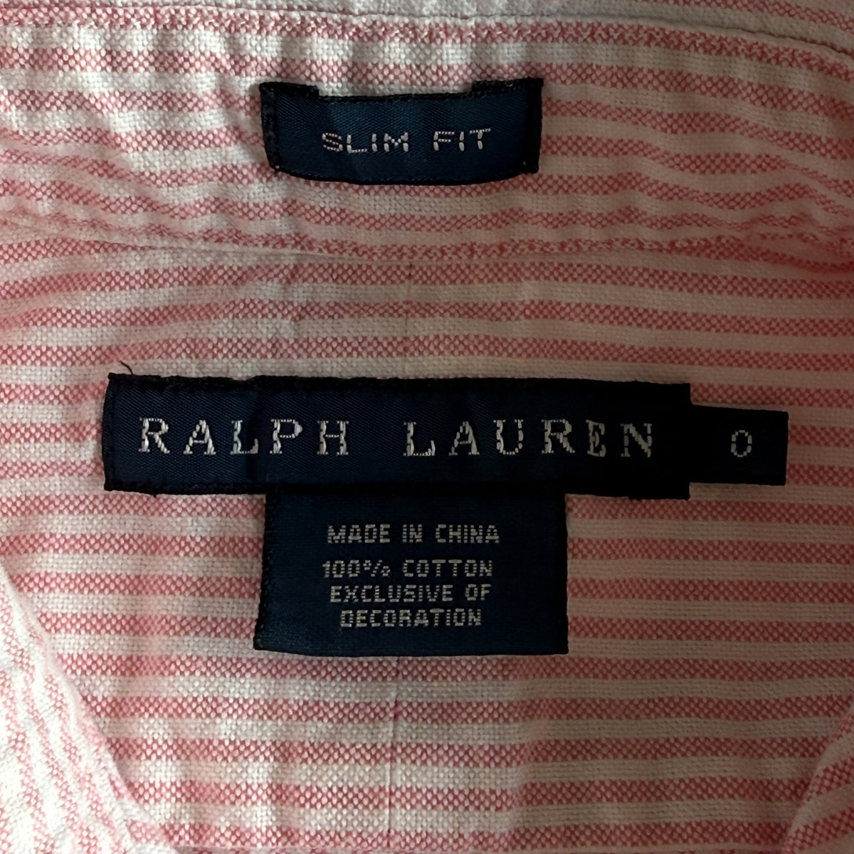 Ralph Striped Lauren Button Up Shirt - XS