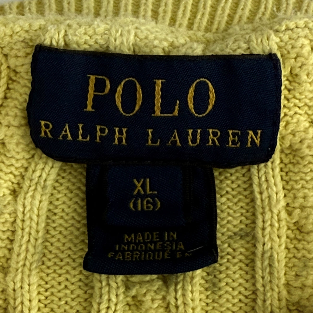 Ralph Lauren Cable Knit Cardigan - Small