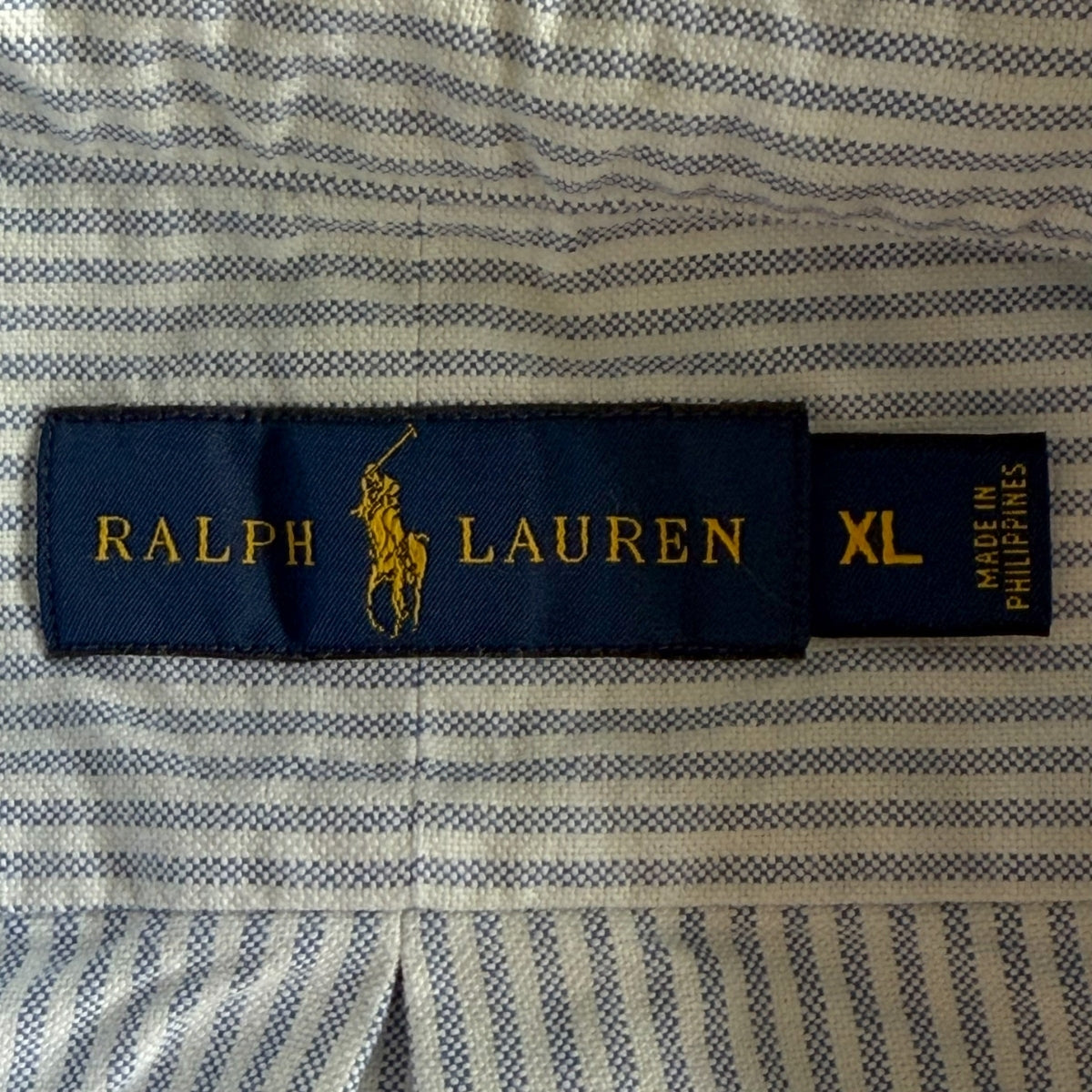 Ralph Lauren Striped Button Up Shirt - XL