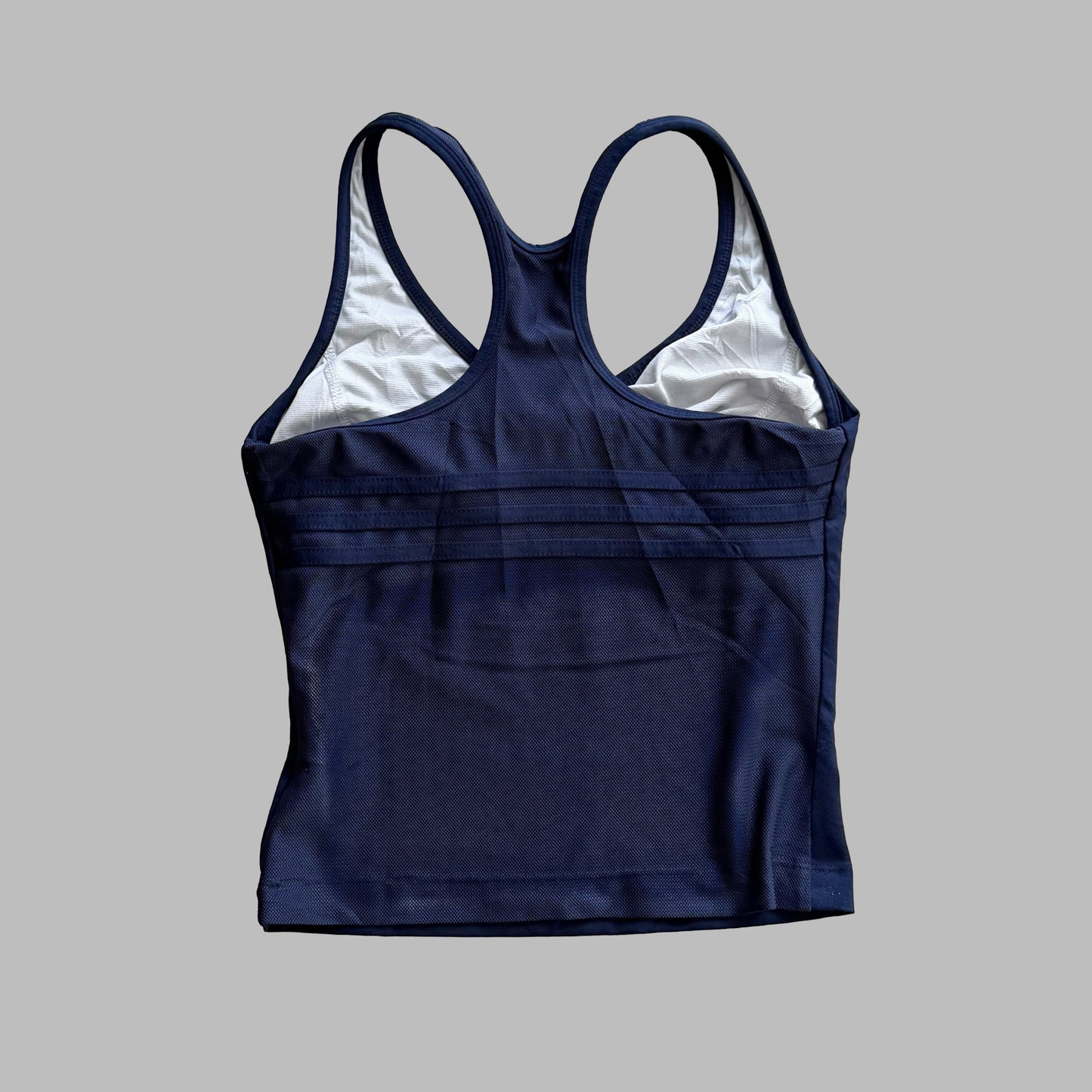 Y2K Adidas Minimal Racerback Activewear Tank - S