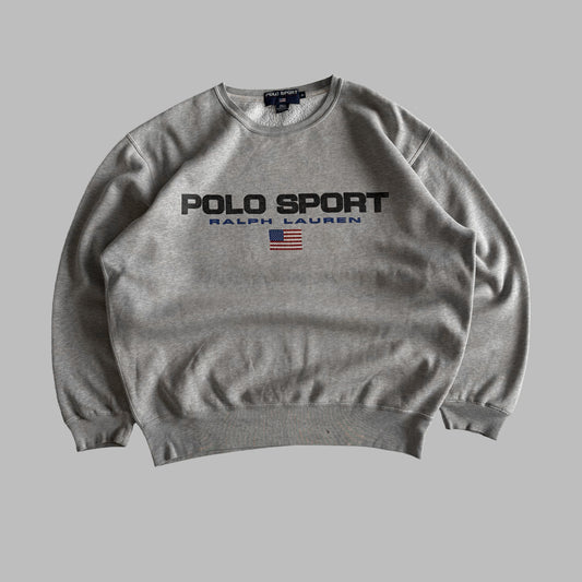 90s Ralph Lauren Polo Sport Spell Out Sweatshirt - M