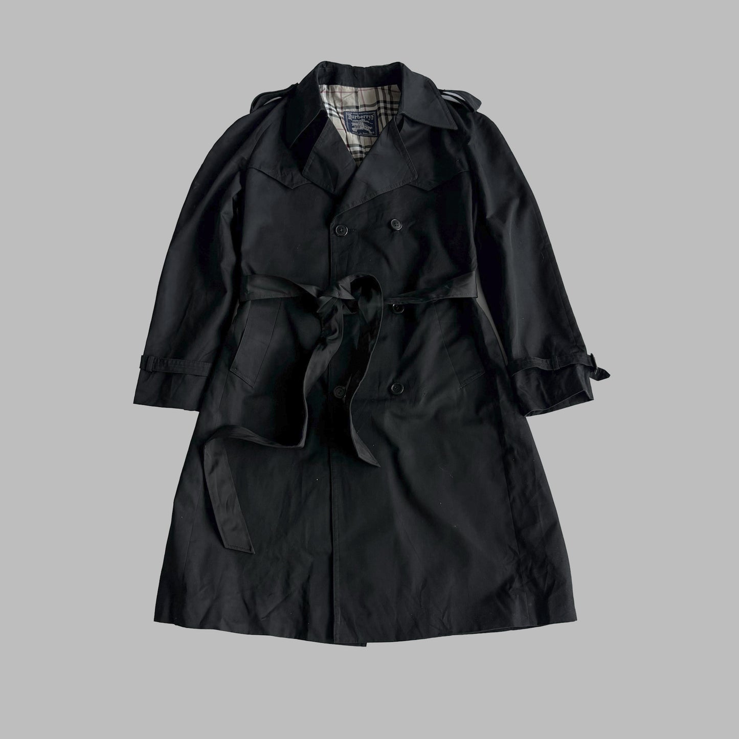 90s Burberry Double Breasted Trench Coat - XS/S