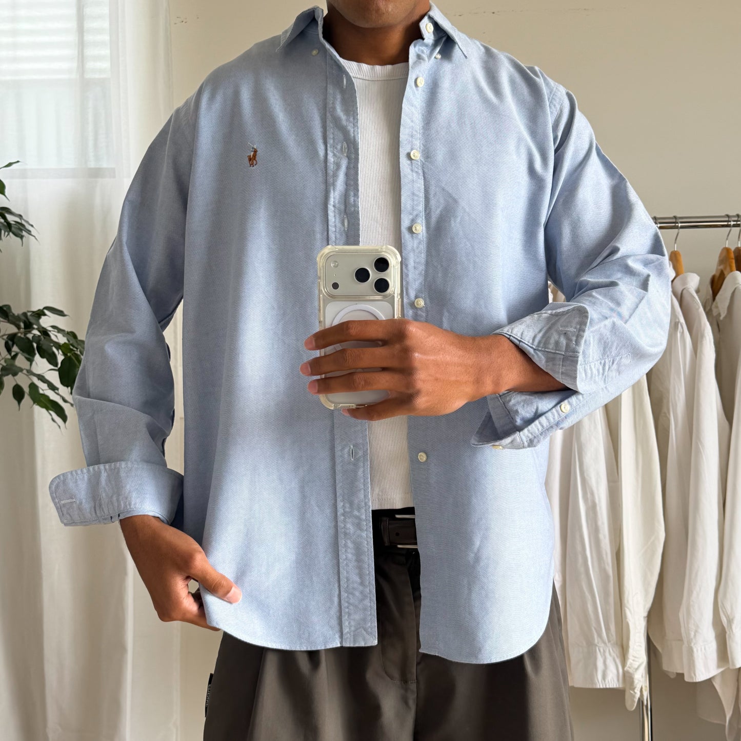 90s Ralph Lauren Button Up Shirt - Large