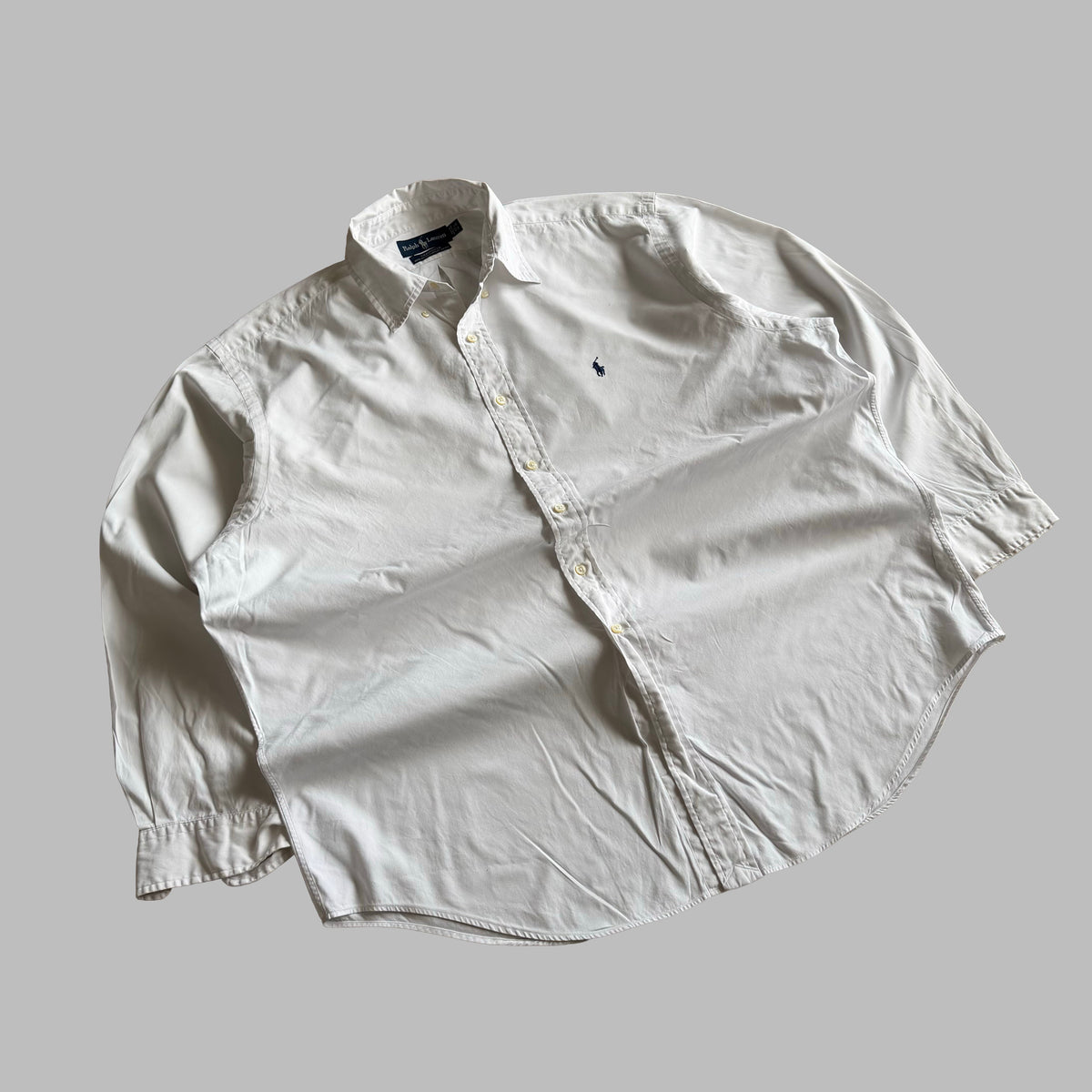 90s Polo Ralph Lauren Cotton Button Up Shirt - L
