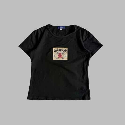 Y2K Burberry Blue Label Bear Tee - M