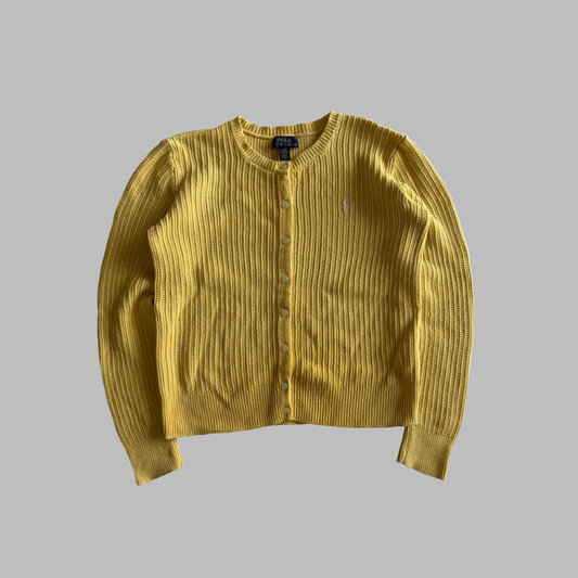Polo Ralph Lauren Waffle Knit Cardigan - M