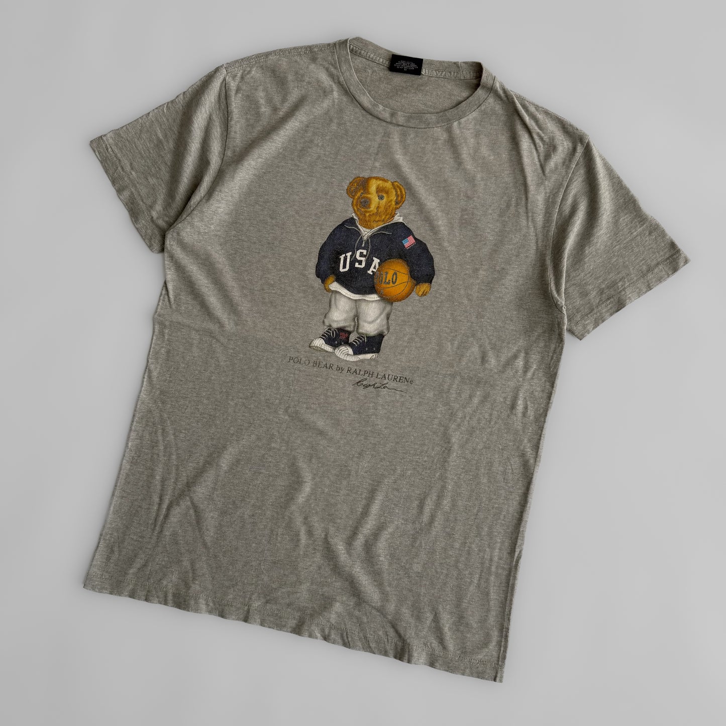 90s Ralph Lauren Bear T-Shirt - Small