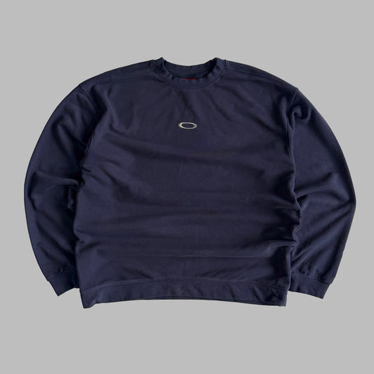 Y2K Oakley Ellipse Lightweight Sweatshirt - M