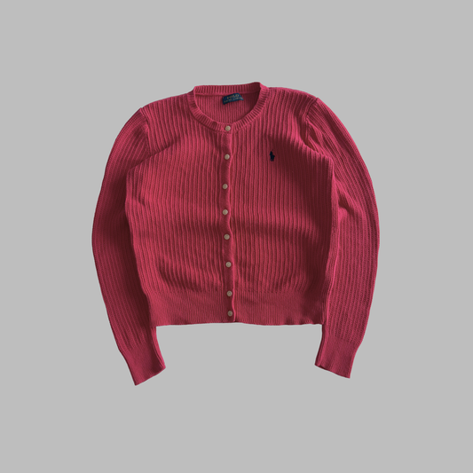 Polo Ralph Lauren Waffle Knit Cardigan - S