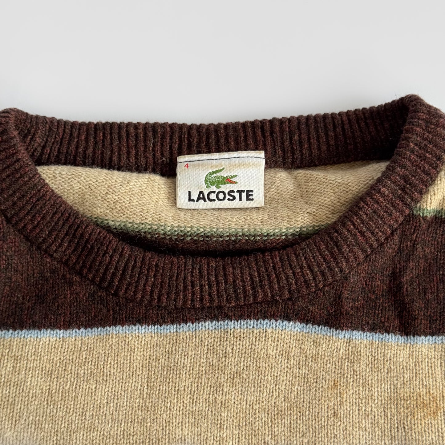 Lacoste Striped Knit - Medium