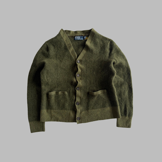 90s Polo Ralph Lauren Heavy Wool Cardigan - XL