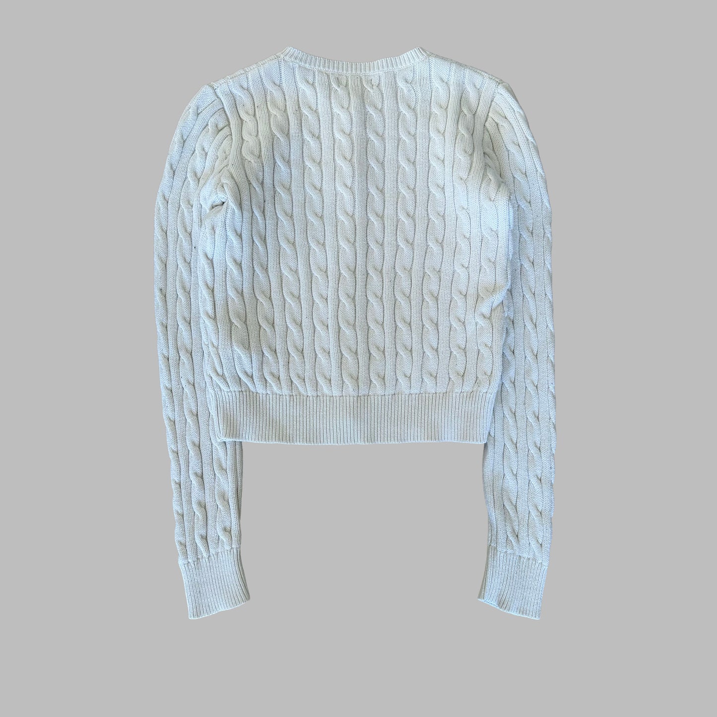 Ralph Lauren Cable Knit Cardigan - Small