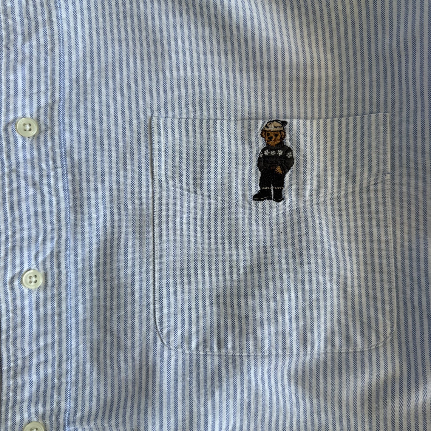 Ralph Lauren Bear Button Up Shirt - XXL