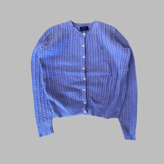 Ralph Lauren Cable Knit Cardigan - Small