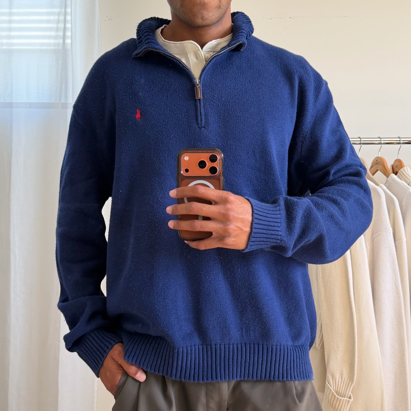 90s Ralph Lauren Quarter Zip - XXL