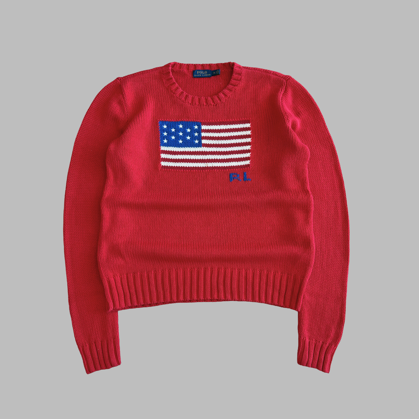 Ralph Lauren Flag Heavy Knit - M