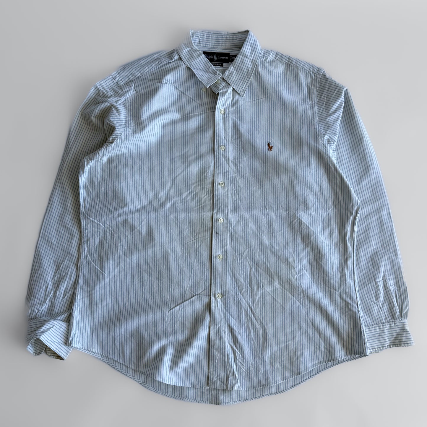 Ralph Lauren Striped Button Up Shirt - XL