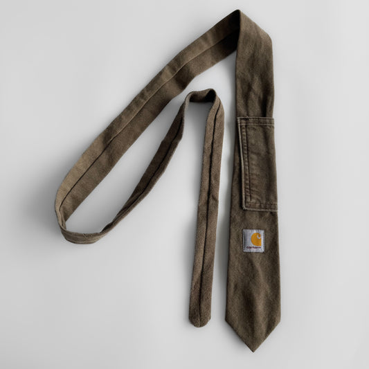 Reworked Carhartt Tie - Brown