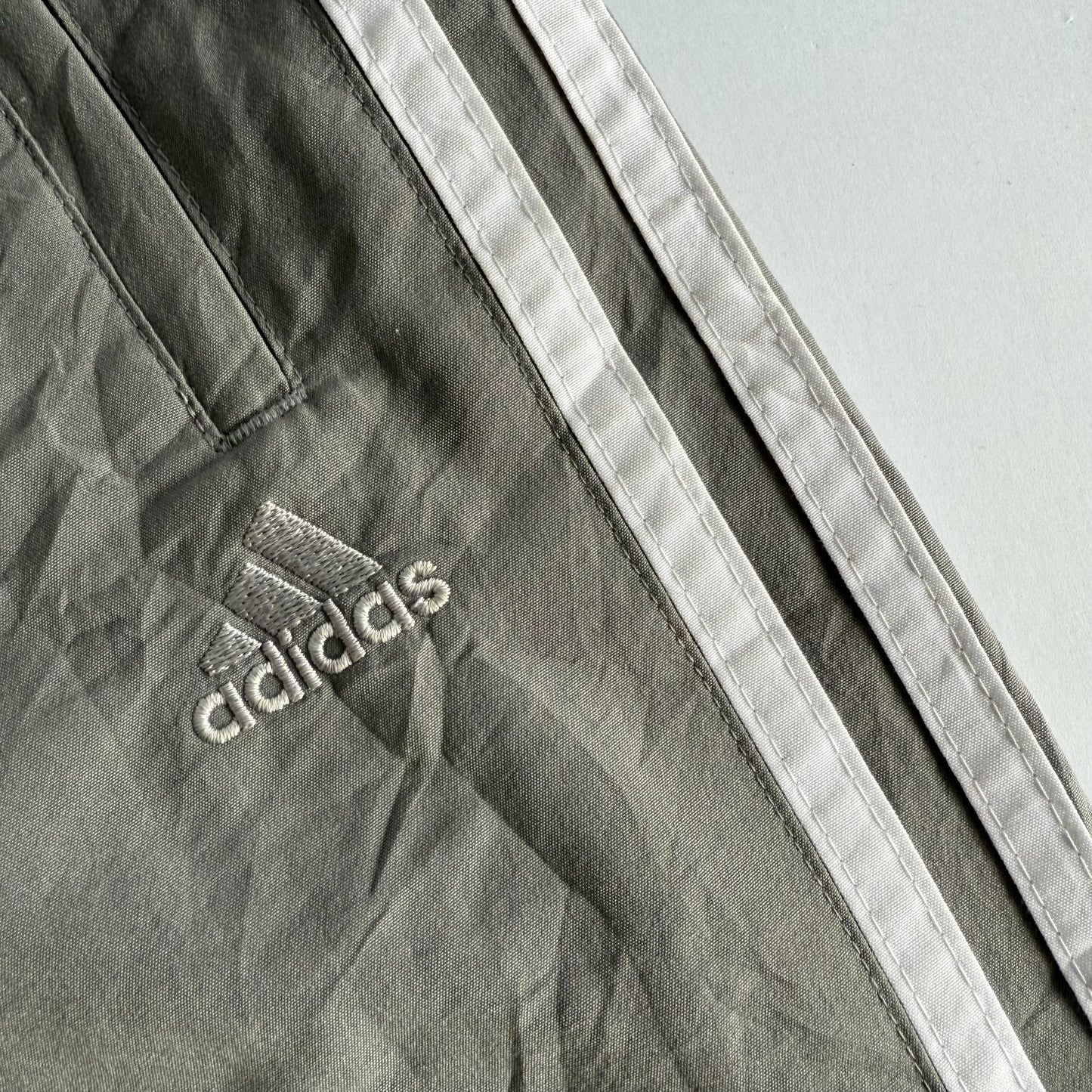 00s Adidas Wide Leg Track Pants - Medium