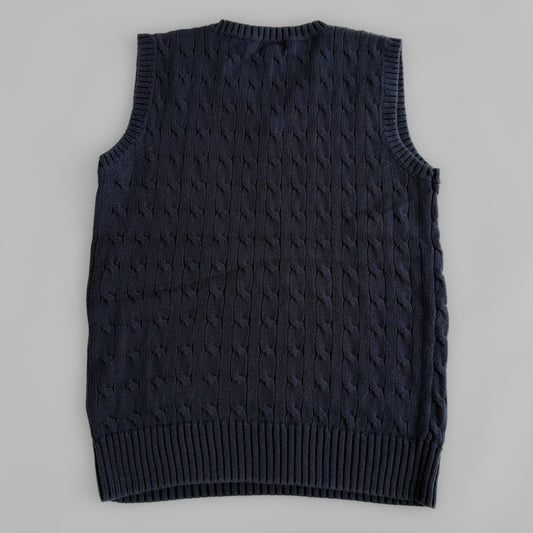 Ralph Lauren Cable Knit Vest - Large