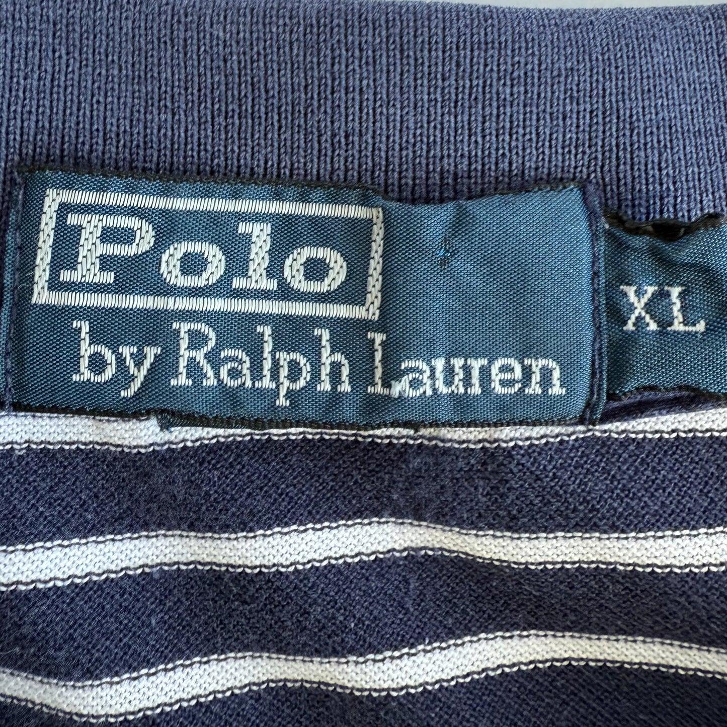 Ralph Lauren Striped Polo Shirt - XL