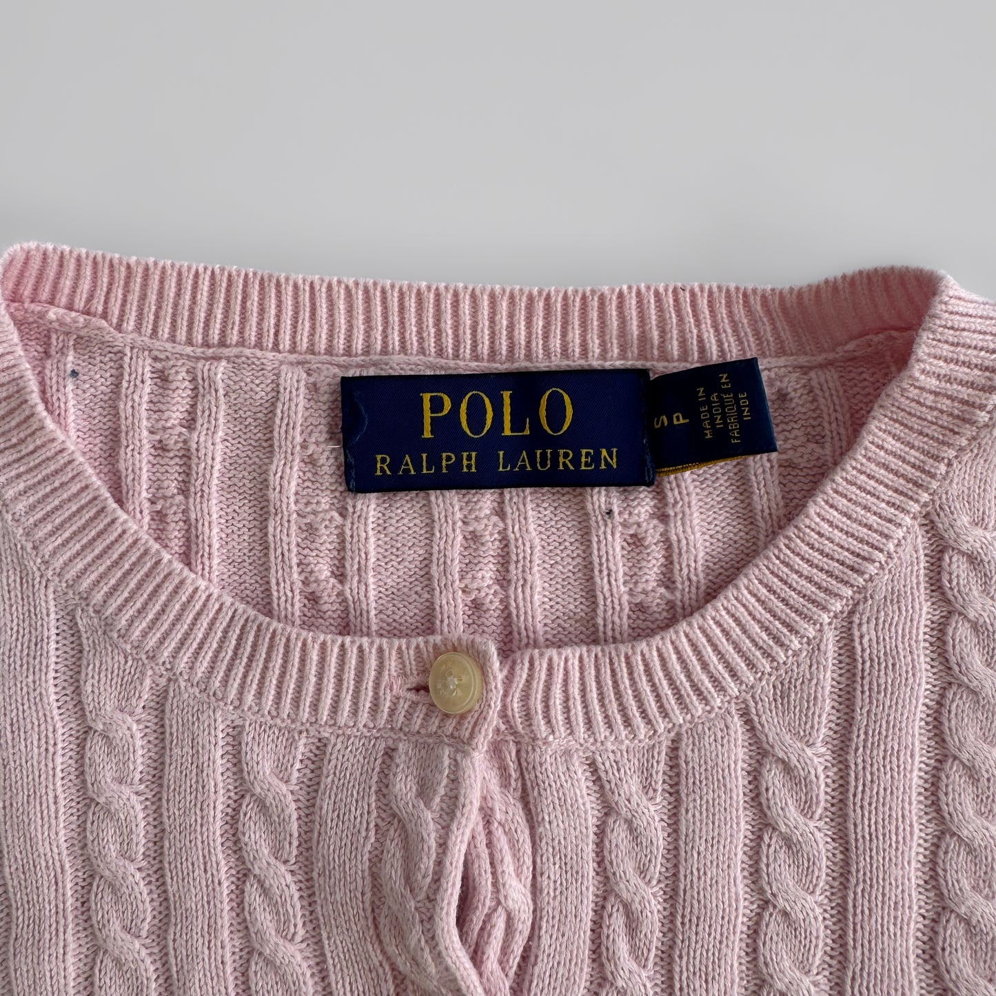 Ralph Lauren Cable Knit Cardigan - Small