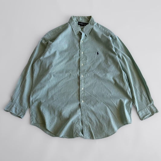 Ralph Lauren Striped Button Up Shirt - XL