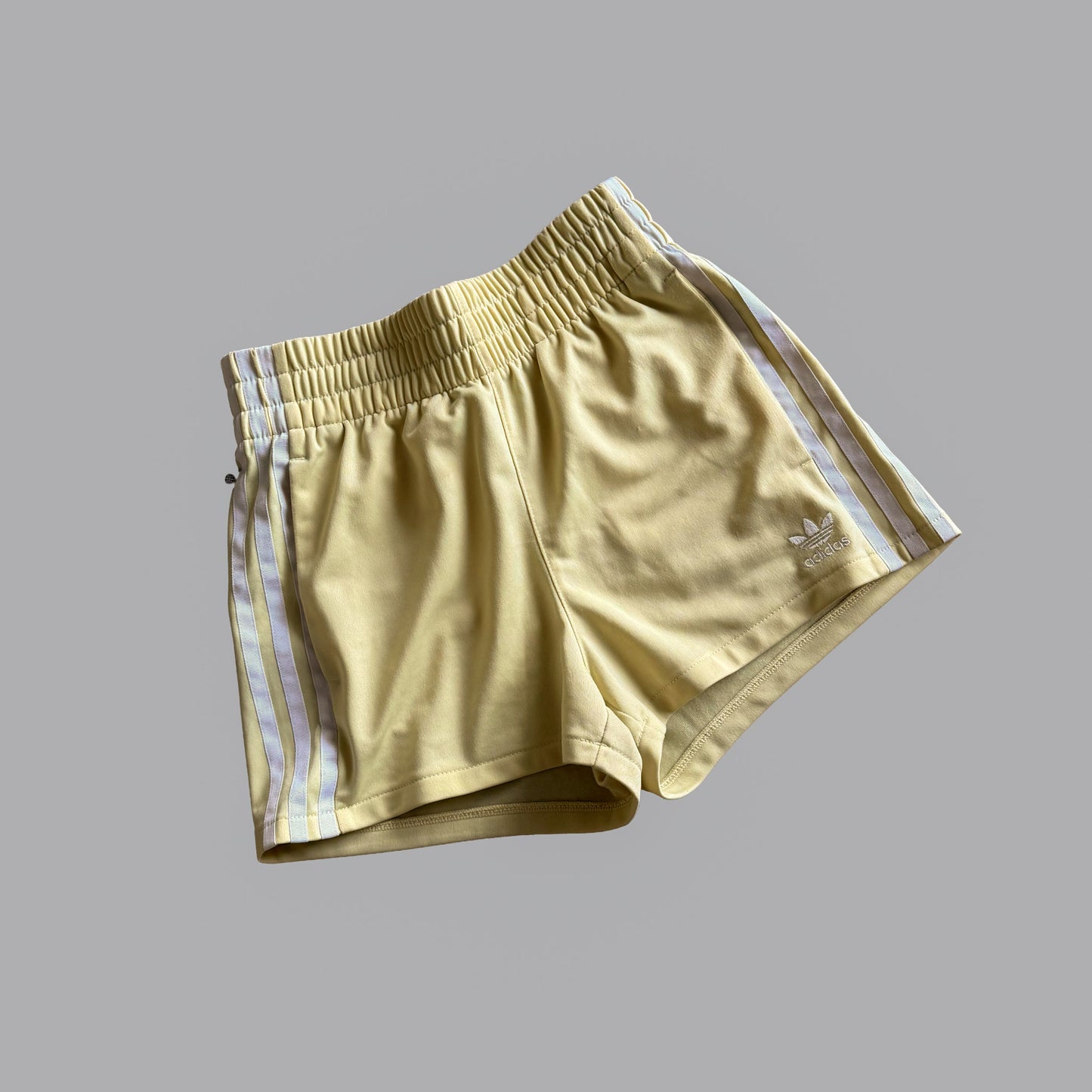 Y2K Adidas Three Stripe Mini Shorts - XS