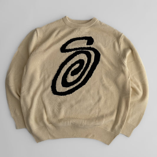 Stussy Swirly S Knit - Large