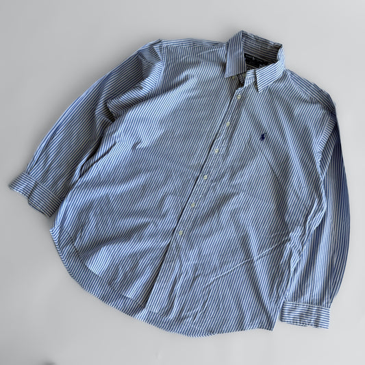 Ralph Lauren Striped Button Up Shirt - XL