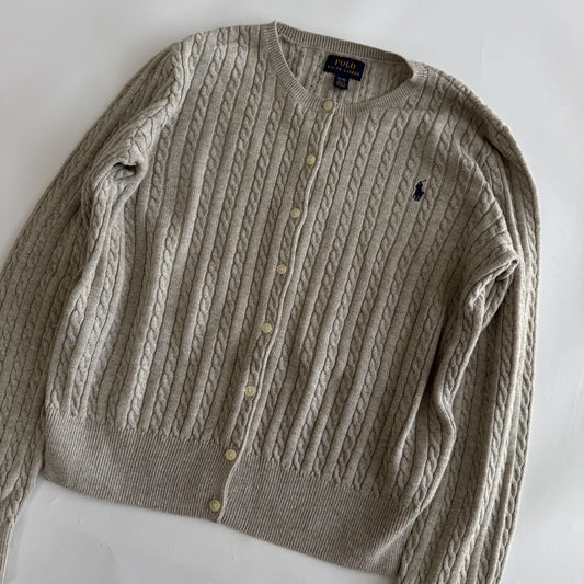 Ralph Lauren Cable Knit Cardigan - Medium