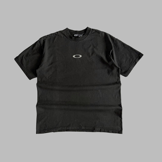 Y2K Oakley Software Ellipse Heavy Cotton  T-Shirt - L