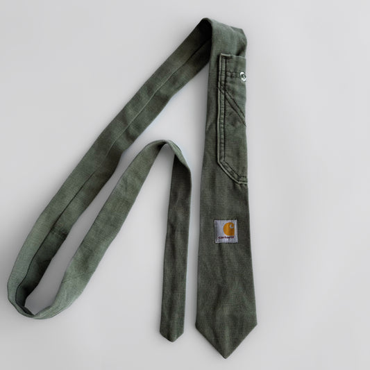 Reworked Carhartt Tie - Green