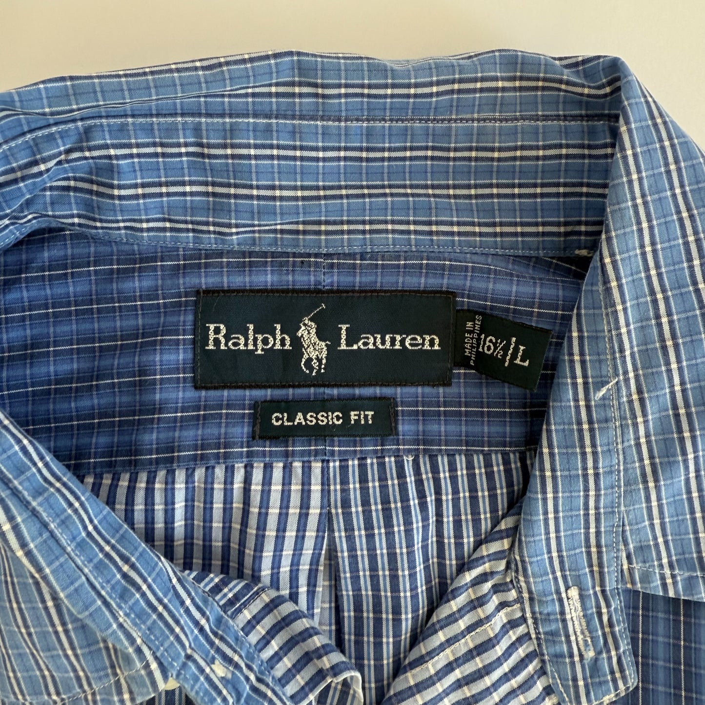 Ralph Lauren Checkered Button Up Shirt - Large