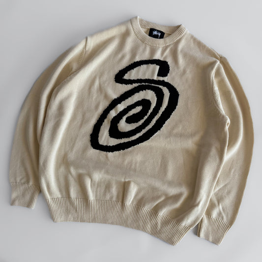 Stussy Swirly S Knit - XL